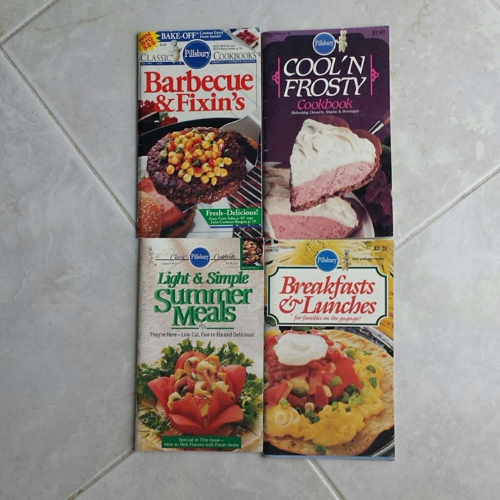 4 Pillsbury Recipes Magazines